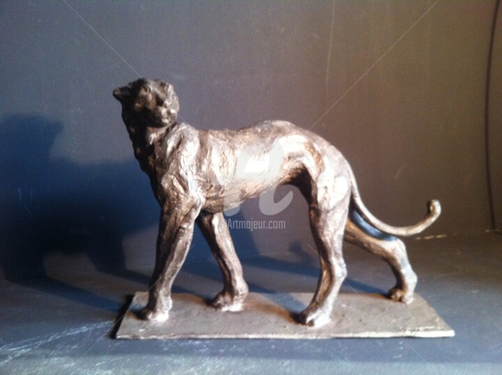 GUEPARD 雕塑, 3.5x8.3 in
