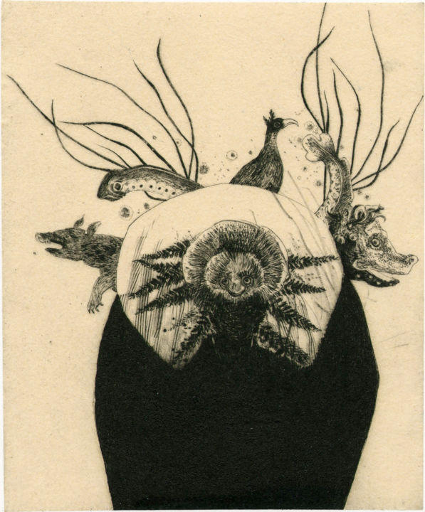 Satori 印花与版画, 12.6x11 in