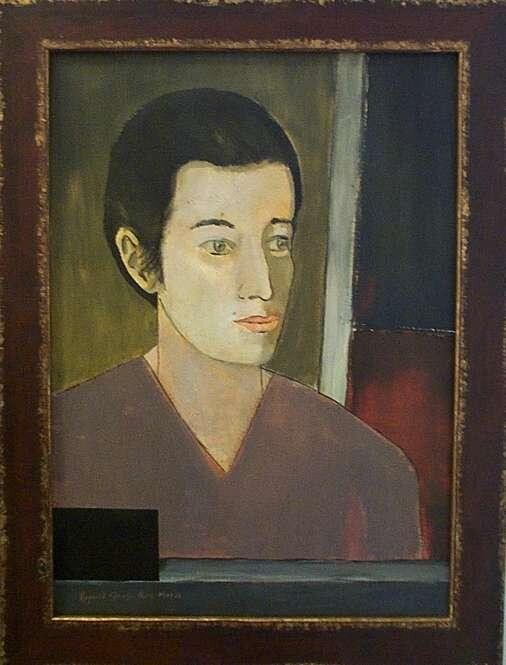 Painting titled ""Femme a la Fenetre"" by Reginald Gray, Original Artwork
