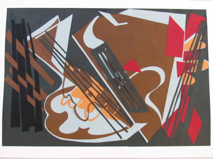 Pittura intitolato "Musicale" da Hilary Mullany, Opera d'arte originale, Altro