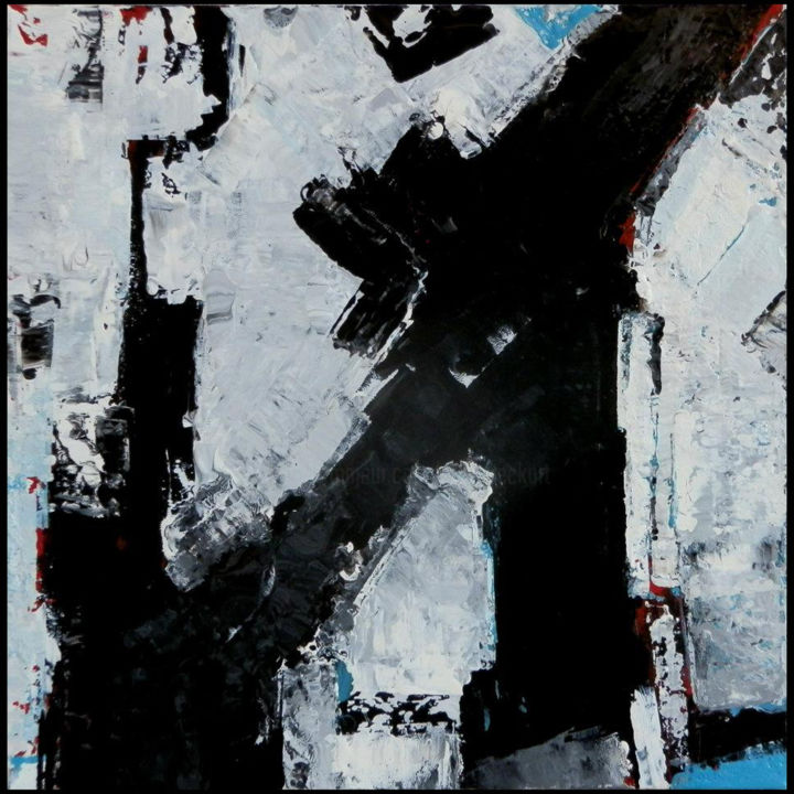 Painting titled "7th Bridge" by Steve Beck, Original Artwork, Acrylic