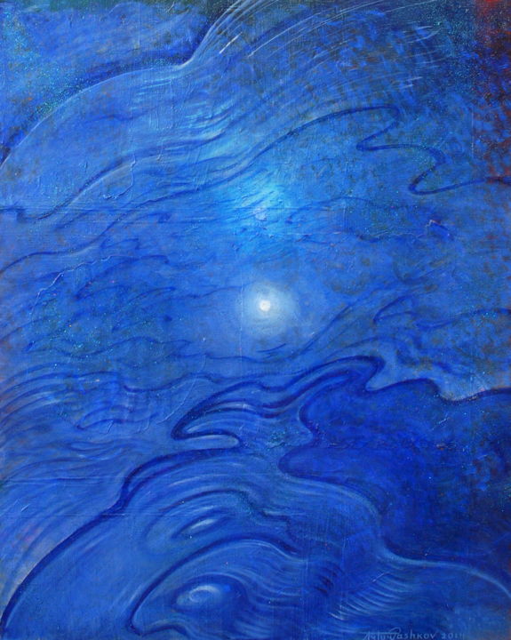 Peinture intitulée "Deeper" par Artur Pashkov, Œuvre d'art originale, Huile