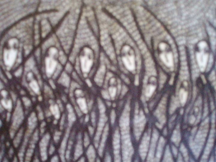 Drawing titled "rotterdam" by Michael Fitzgerald, Original Artwork, Ballpoint pen