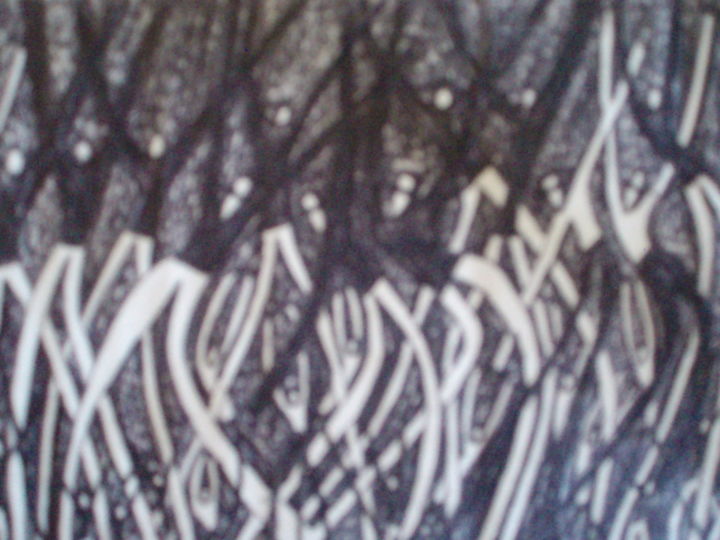 Drawing titled "prague" by Michael Fitzgerald, Original Artwork, Ballpoint pen