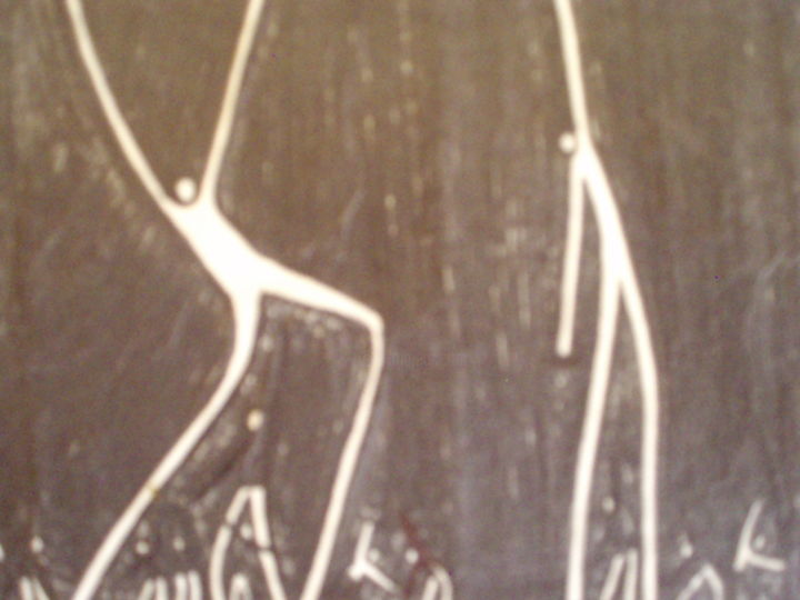 Drawing titled "funk soul 2" by Michael Fitzgerald, Original Artwork, Ballpoint pen