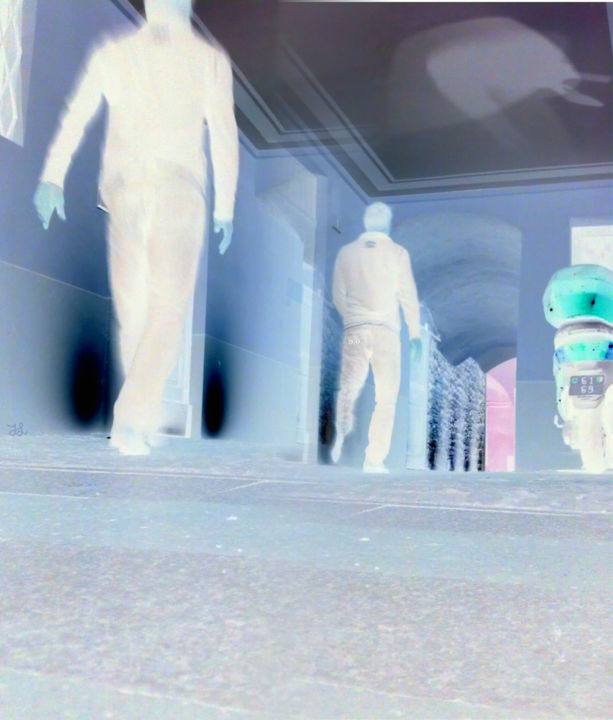 Fotografie getiteld "ERRANCE NOCTURNE" door Gina De Jo, Origineel Kunstwerk