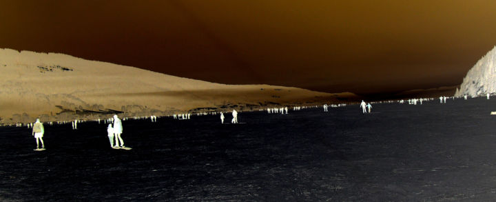 Fotografie getiteld "JOUX DE GLACE" door Gina De Jo, Origineel Kunstwerk