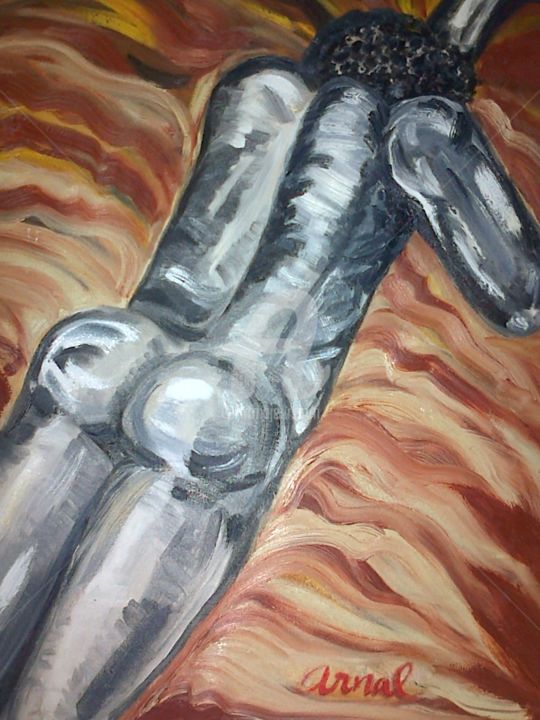 Peinture intitulée "sleepingbeauty-2014…" par Lm Arnal, Œuvre d'art originale, Huile