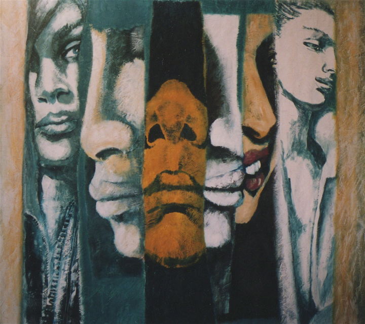 Peinture intitulée "Souffles" par Hélène Py, Œuvre d'art originale, Acrylique