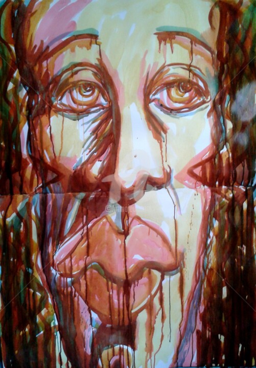 Grand FACIES 绘画, 55.1x39.4 in