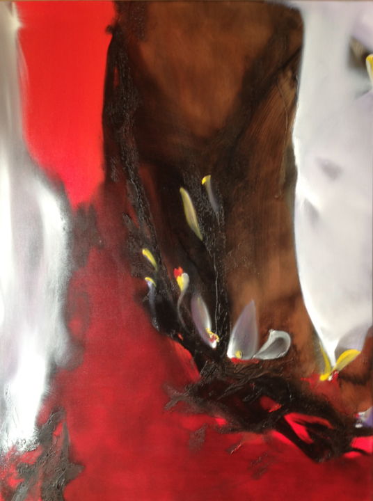 Painting titled "Ephémères" by M.Antoine Gris, Original Artwork