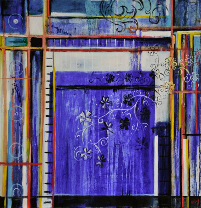 Peinture intitulée "Maroc" par Pascal Buffard, Œuvre d'art originale, Huile