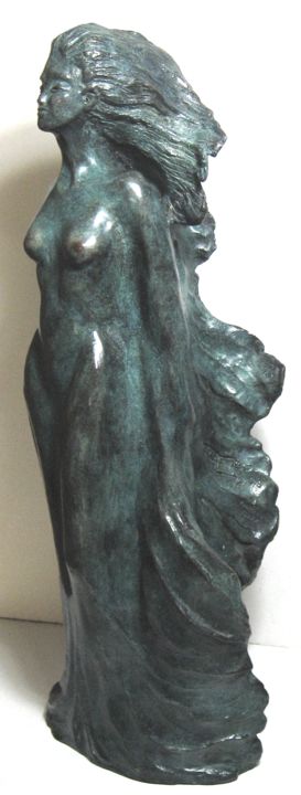 Sculpture titled "LA VAGUE" by Marianne Mas, Original Artwork, Casting