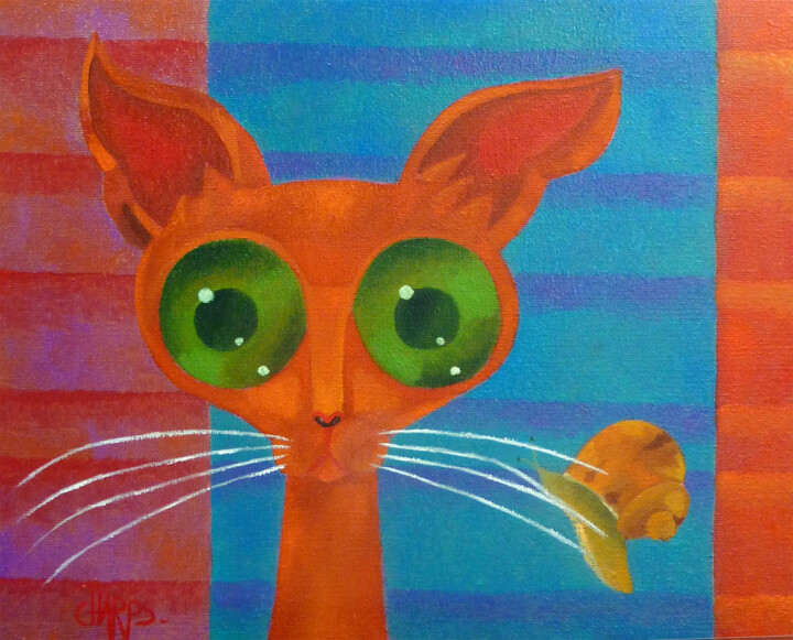 Peinture intitulée "Le secret d'une bel…" par Saname, Œuvre d'art originale, Huile