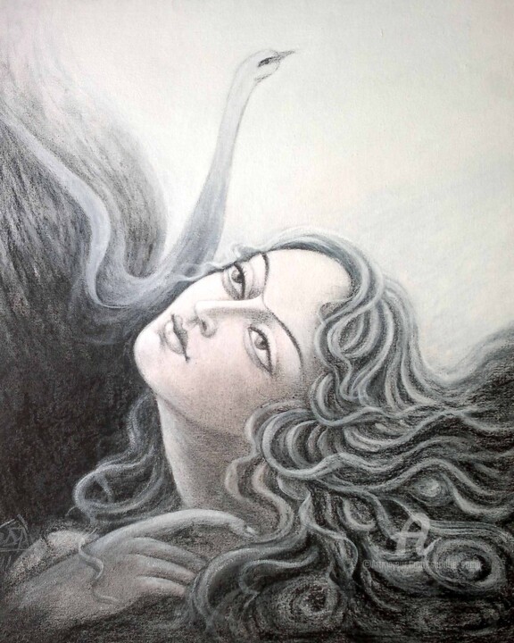 Peinture intitulée "TOWARDS ENLIGHTENME…" par Suddha Sama, Œuvre d'art originale, Huile