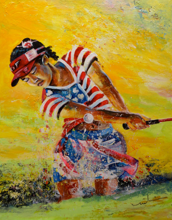 Lucy Li 01 绘画, 31.5x23.6 in