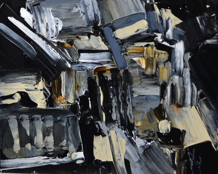 "Route du Havre" başlıklı Tablo Muriel Cayet tarafından, Orijinal sanat, Akrilik