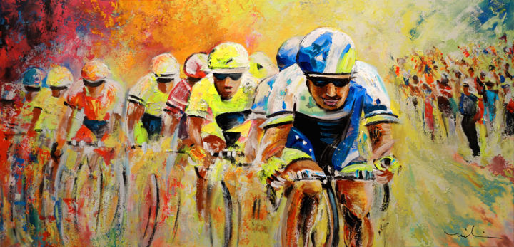 Le Tour de Force 绘画, 24.8x49.6 in