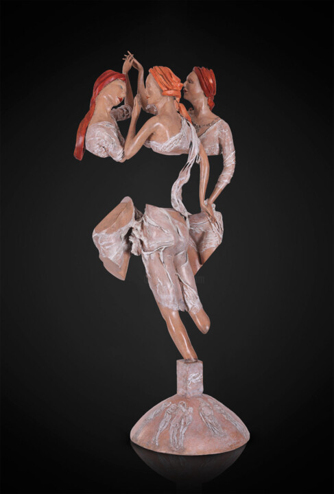 Les trois Grâces 雕塑, 27.2x7.9 in