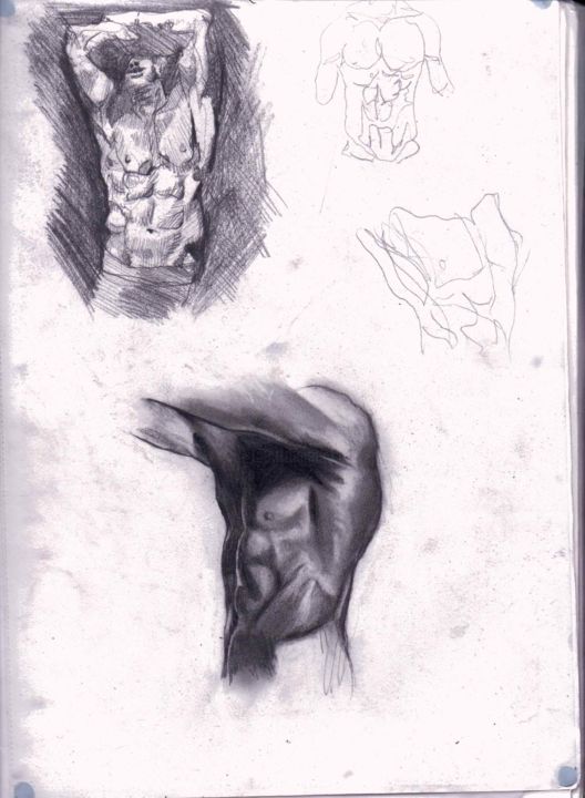 Drawing titled "scan-23.jpg" by Akash Amalean, Original Artwork