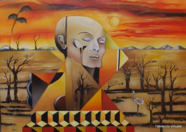 "il-guerriero-foto-c…" başlıklı Tablo Angela Pignalosa ( Igor ) tarafından, Orijinal sanat