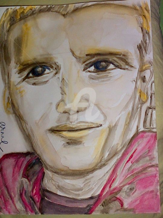 Peinture intitulée "beauty-of-generosit…" par Lm Arnal, Œuvre d'art originale, Aquarelle