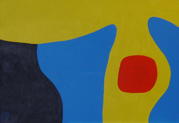 Painting titled "Micropyle" by Jan Theuninck, Original Artwork, Acrylic