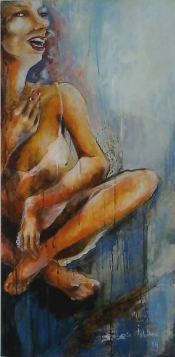 Gulmek-devrimci-bir-eylemdir.jpg 绘画, 39.4x19.7 in