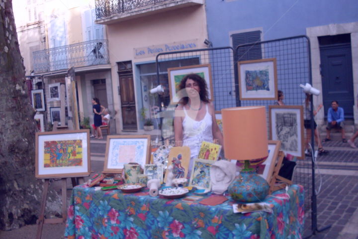 FÊTE DE LA POTERIE EN 2014. PLACE DE L'HOMME AU MOUTON. VAL 摄影