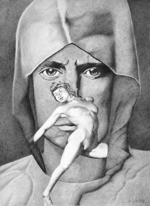 图画,  14x10.2 in 