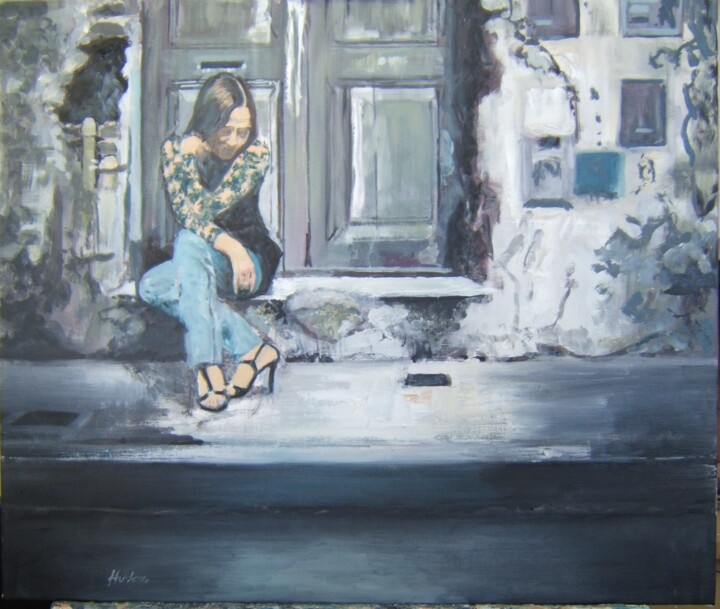 Pintura titulada "Mannequin -7" por Andy Hudson, Obra de arte original, Oleo