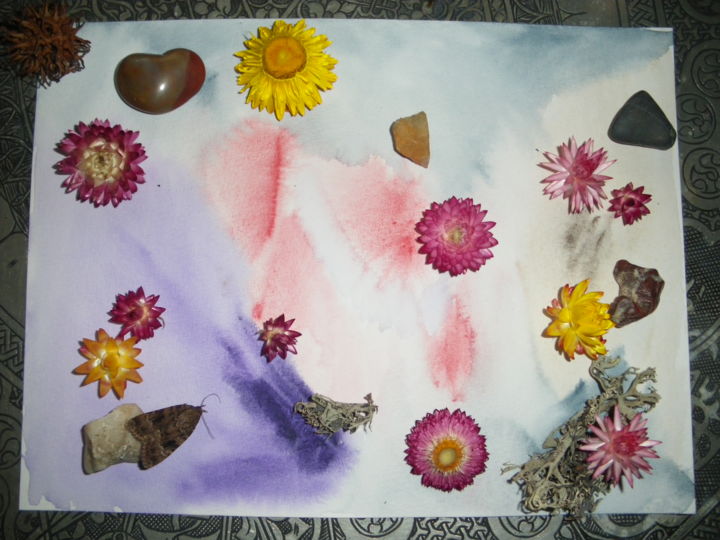Photography titled "Immortelles sur aqu…" by Rahsan, Original Artwork
