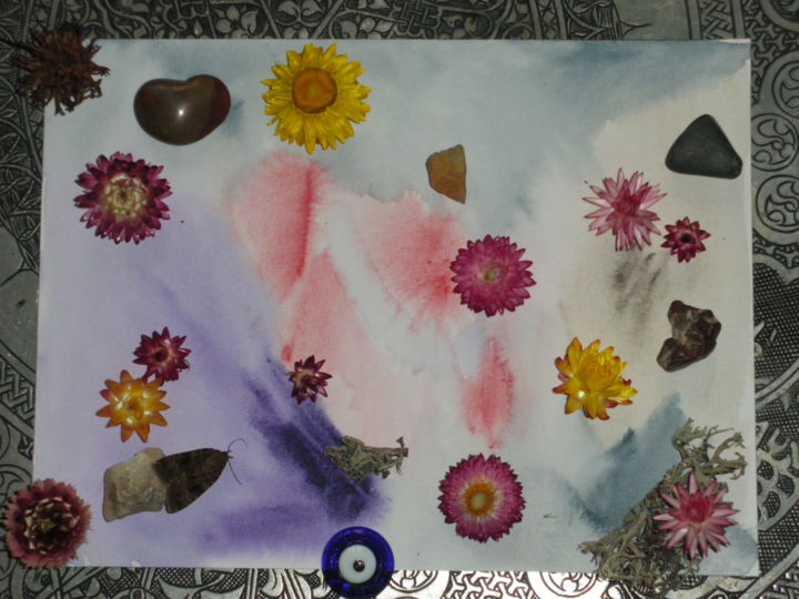 Photography titled "Immortelles sur aqu…" by Rahsan, Original Artwork