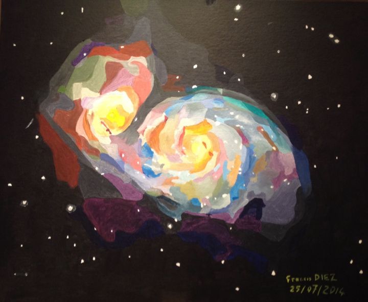 M51 绘画, 19.7x24 in