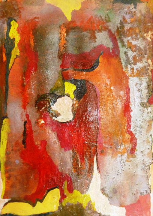 Peinture intitulée "Automne" par Lapiche, Œuvre d'art originale