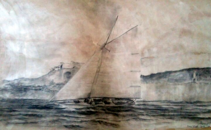图画,  23.6x39.4 in 