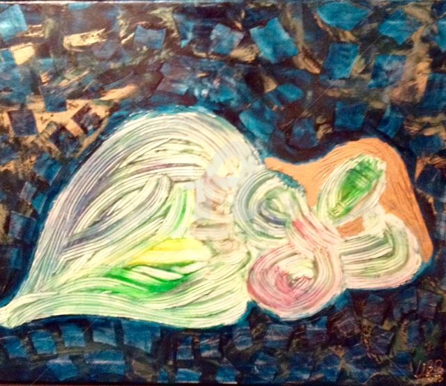Ressting Goddess 绘画, 23.6x31.5 in