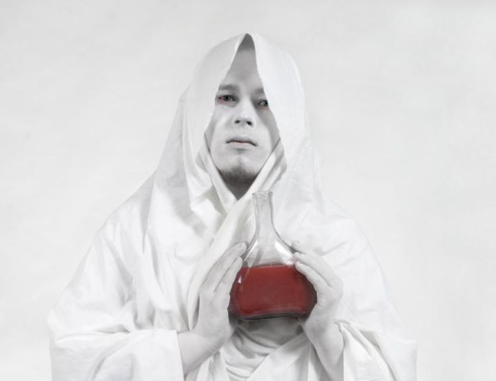 Photography titled "Monk with Rum" by Christina Zuloaga, Original Artwork