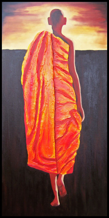 Reaching for the Sublime 绘画, 36x18 in