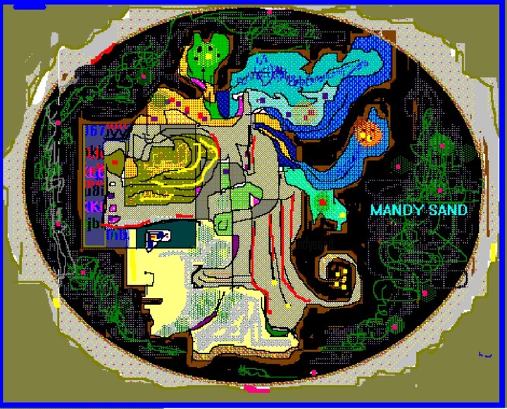 Arte digitale intitolato "History" da Mandy Sand, Opera d'arte originale