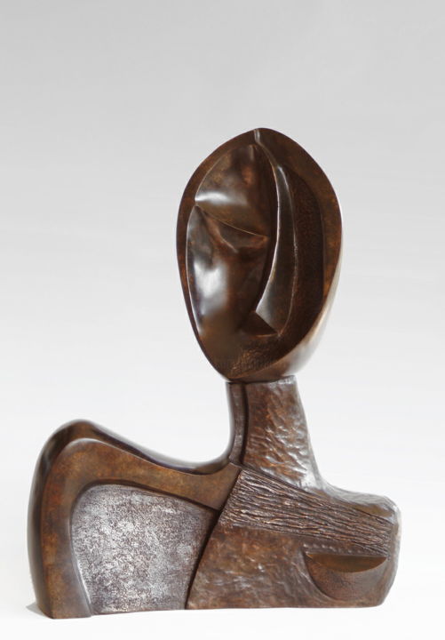 "Beauté brune" 雕塑, 25.6x19.7 in