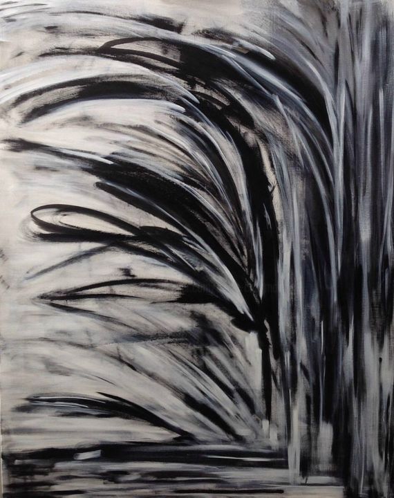 Painting titled "Out of Confusion" by Angie Chapman, Original Artwork, Acrylic