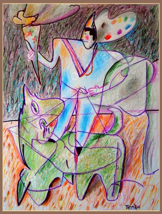 图画,  18.5x13.8 in 