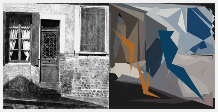 Arts numériques intitulée "Sans titre" par François Lapouge, Œuvre d'art originale, Travail numérique 2D