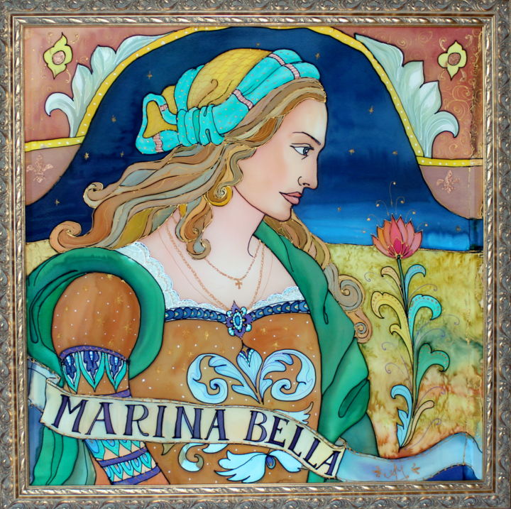 Painting titled "Portrait of Marina" by Anna Mikheeva, Original Artwork, Other
