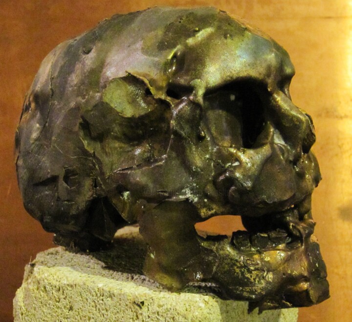 VANITE Brute de fonderie 雕塑, 3.2x3.9 in