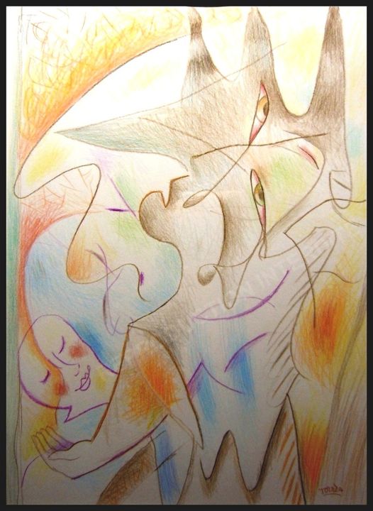 图画,  21.7x15.8 in 