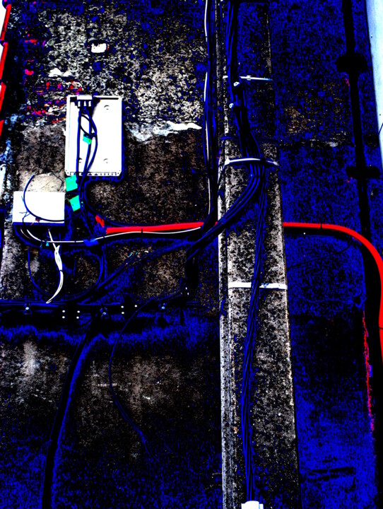 Photographie intitulée "Electric" par Elise Vincent, Œuvre d'art originale, Photographie numérique