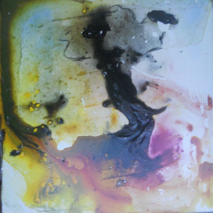 Peinture intitulée "Brocéliande" par Jeanne Le Guen, Œuvre d'art originale, Acrylique