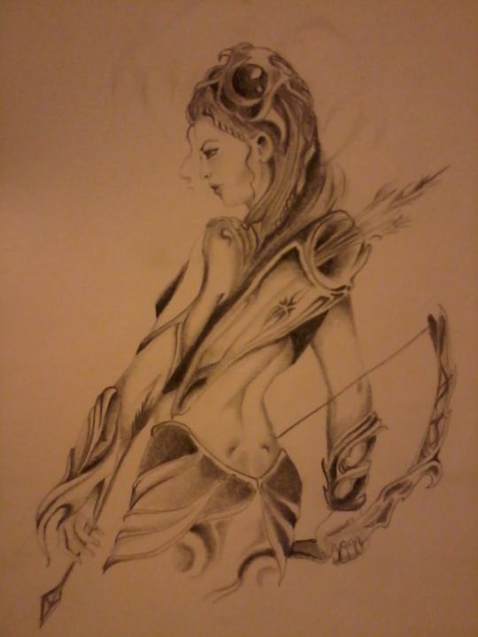 Drawing titled "2014-01-28-18-22-35…" by Ramona Bocci, Original Artwork